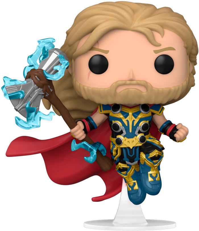 front of pop on display