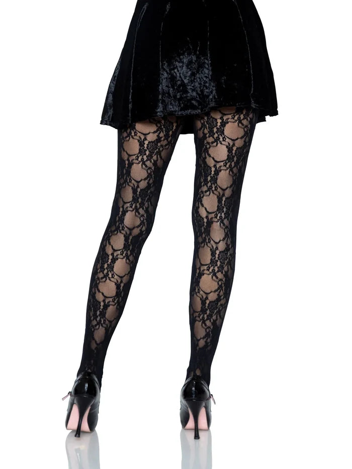model showing back of pantyhose