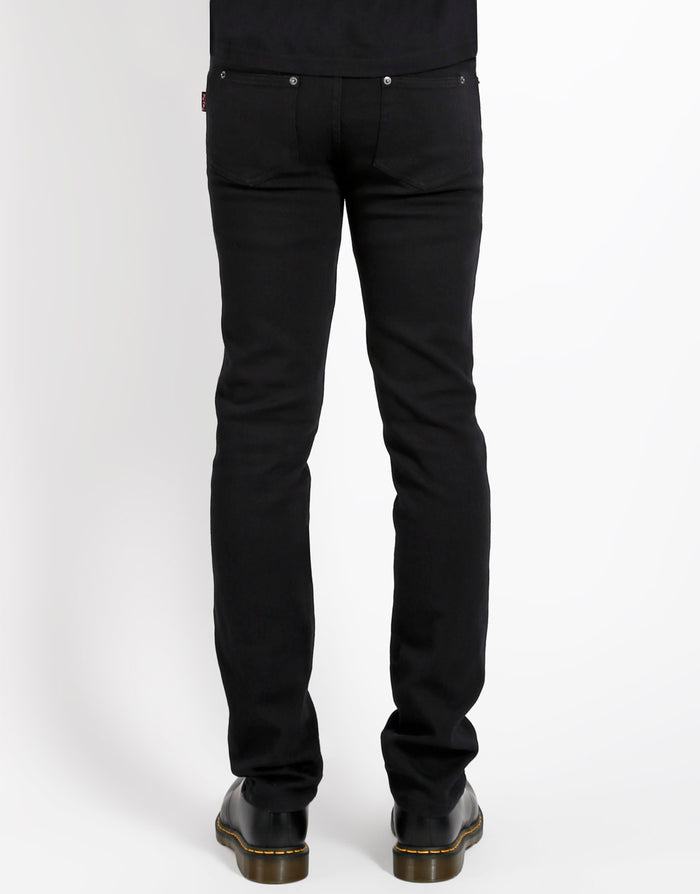 model showing back of jeans