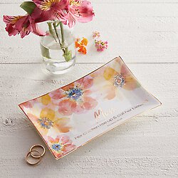 Trinket Tray - Mom. Her children rise up & call her blessed -Proverbs 31:28