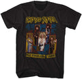 black band shirt with twisted sister logo and full band graphic with text that reads "stay hungry tour 1985"