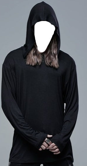 model showing front of hoodie