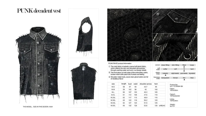 product details and size chart
