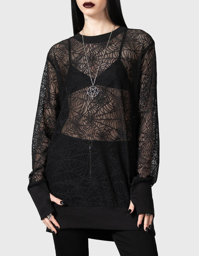 model showing front of shirt