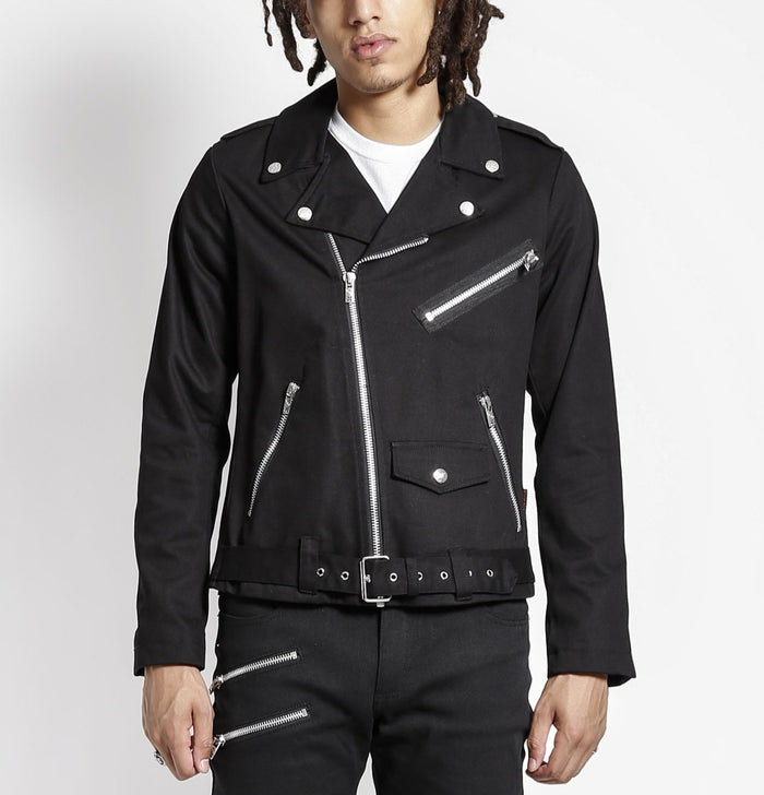model showing front of jacket