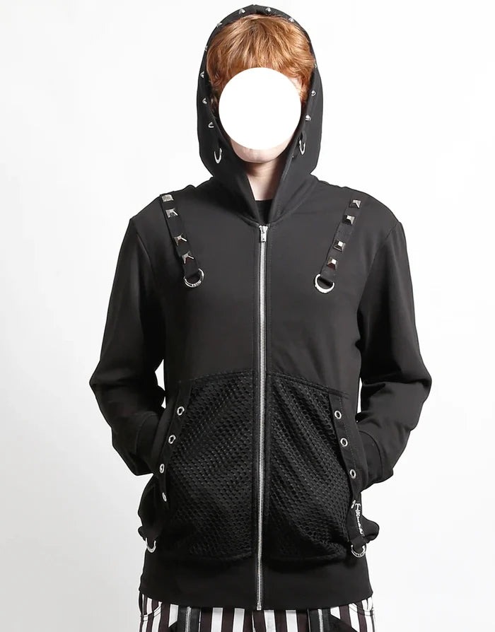 model showing front of hoodie