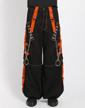 model showing front of pants