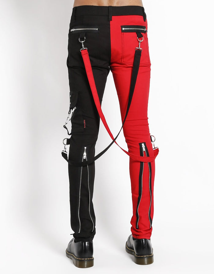 model showing back of pants