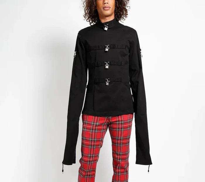 model showing front of jacket