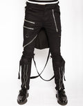 model showing front of pants