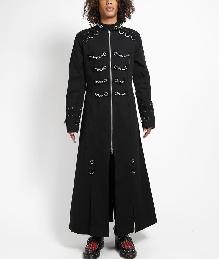 model showing front of coat