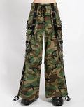 model showing front of pants