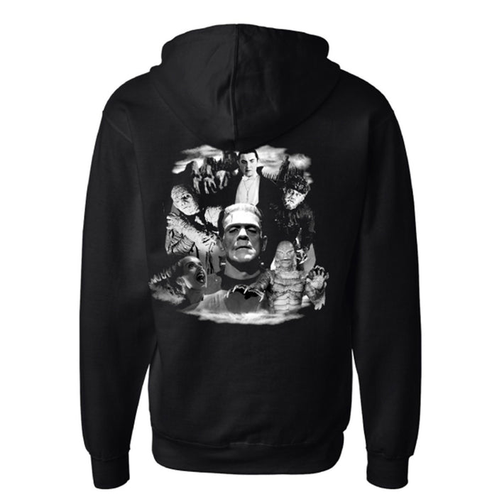 back of hoodie