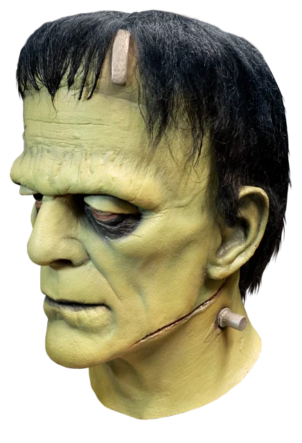 side of mask on display