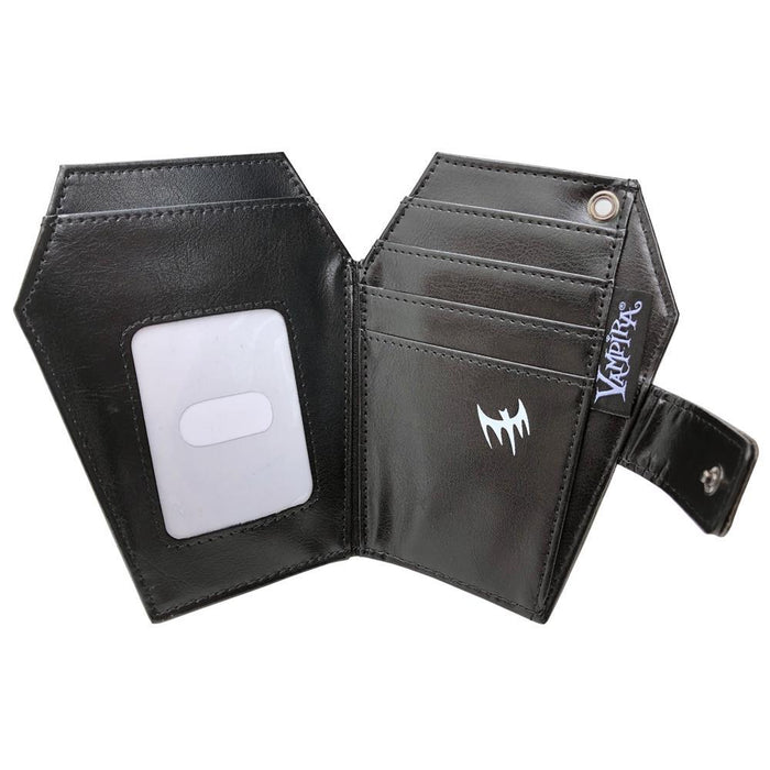 inside of wallet on display