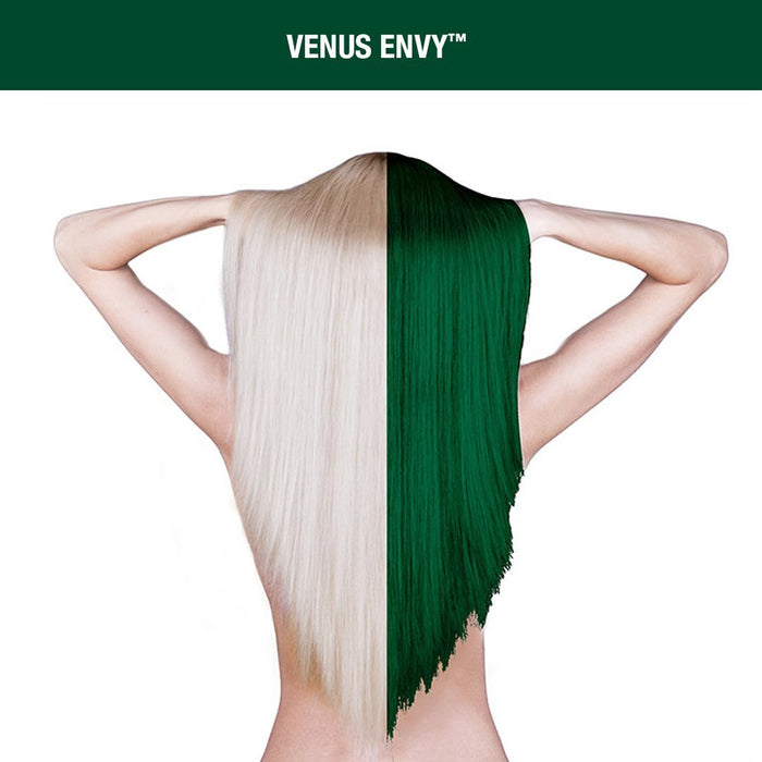 hair after being dyed with dye