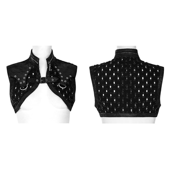 front and back of top