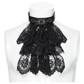 mannequin wearing collar on white background