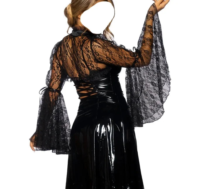 model showing back of top