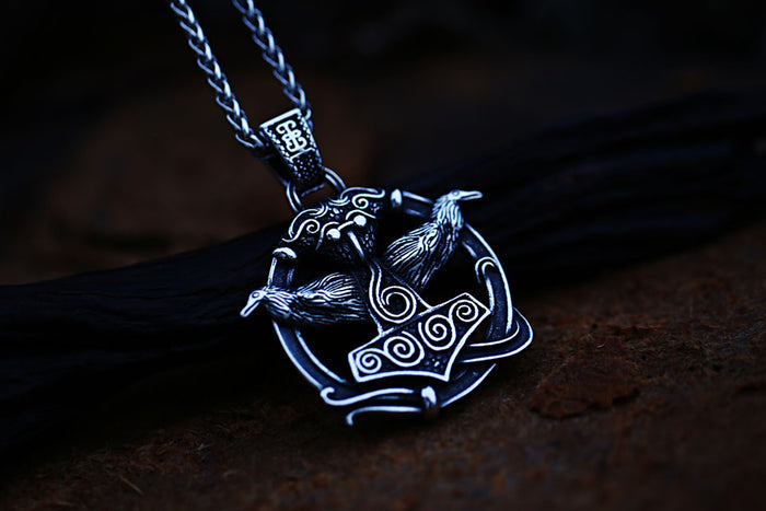 necklace on display