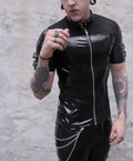 model showing front of shirt