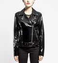 model showing front of jacket