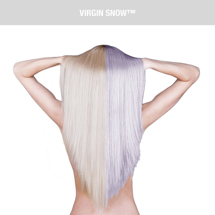 hair after being toned with toner