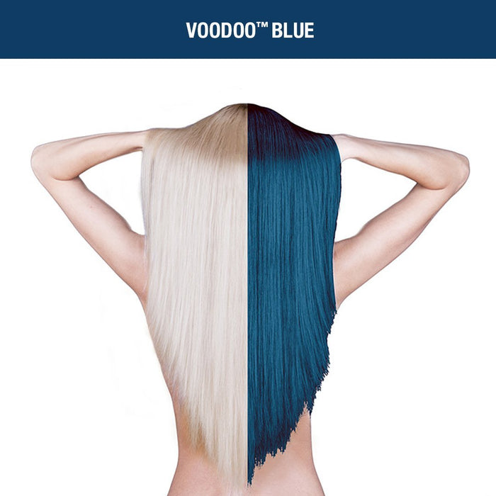hair after being dyed with dye