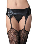 model showing front of garters