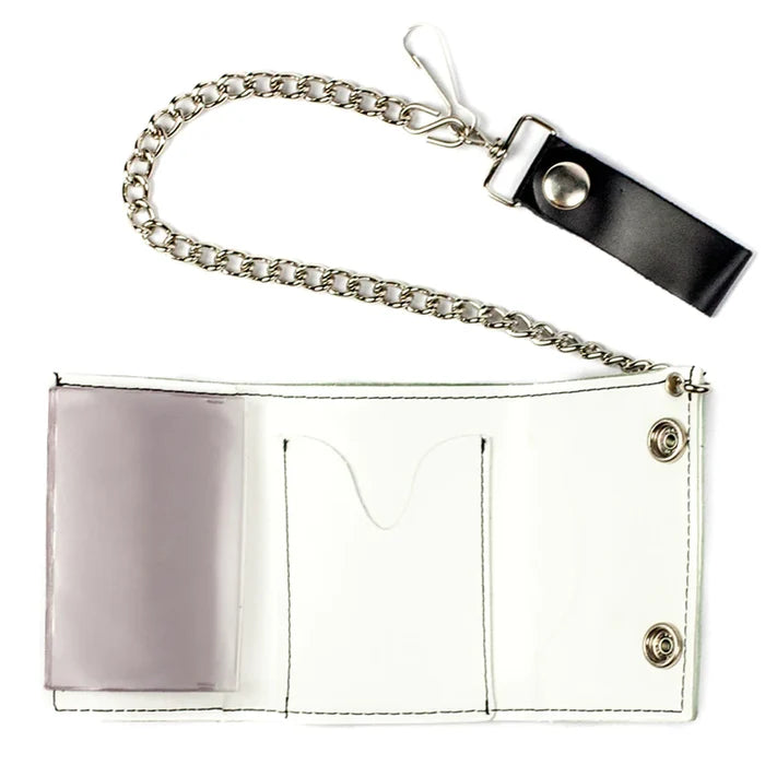 inside of wallet on display