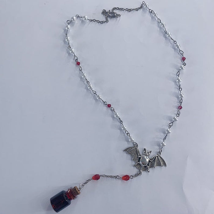 necklace on display