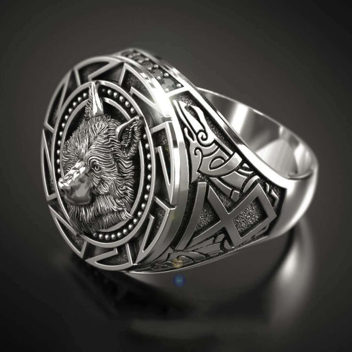 front of ring on display