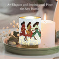 WOMAN WITH GOD LED Flameless Candle