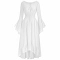 Women Renaissance Medieval Costume Victorian Prom Long Dresses Halloween Dress