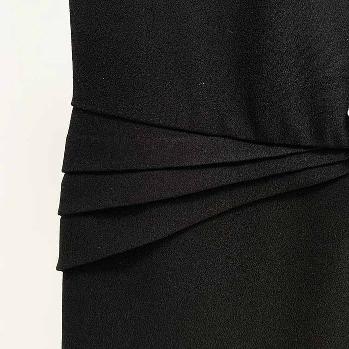 Women's Black Deep-V Studded Sleeveless Jumpsuit