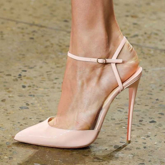 Womens High Heels Pointed Toe Singback Dress Shoes