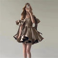 Women's Satin Mini Dress Off-Shoulder Bow Tie Cocktail Party Dress for Evening Prom