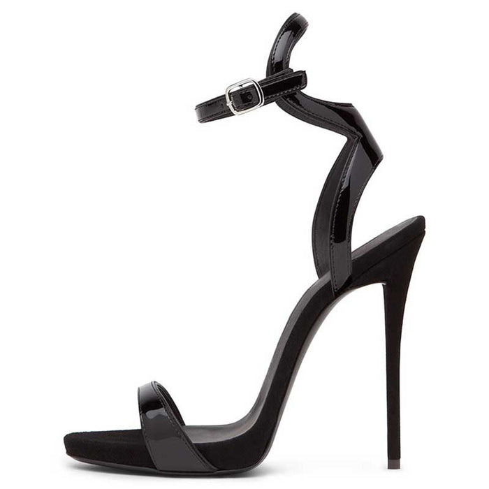 Women's Sparkle High Heels Ankle Straps Pump