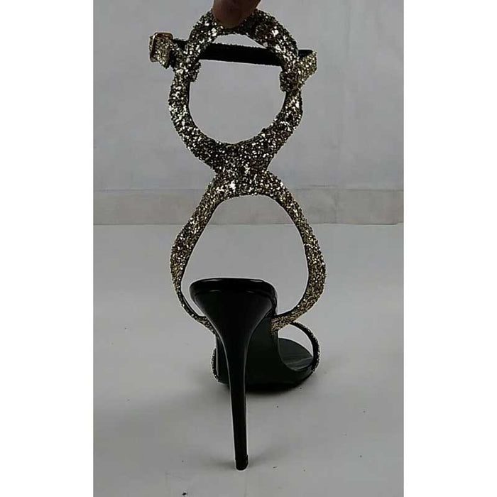 Women's Sparkle High Heels Ankle Straps Pump