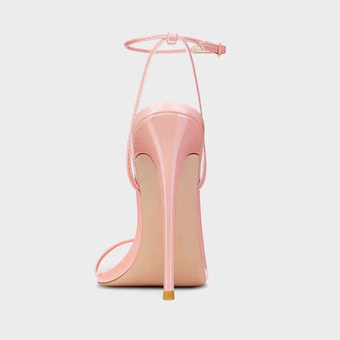 Women's Strap Heels Prom Pumps in Black, Pink, Apricot