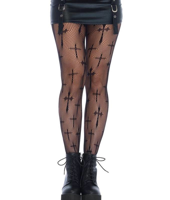 model showing front of pantyhose