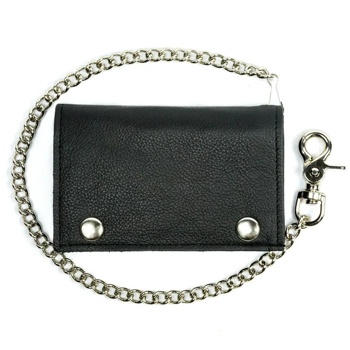 front of wallet on display