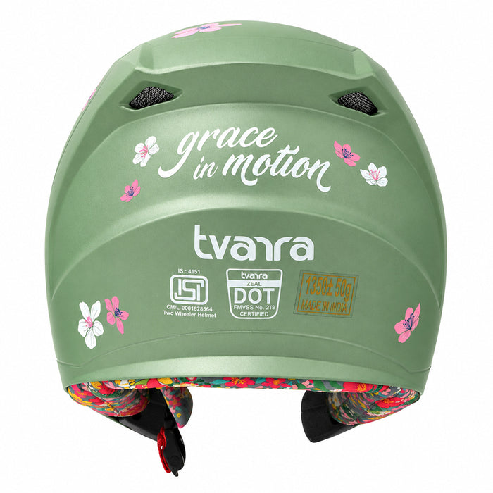 Zeal Grace In Motion - Forest Green - Full Face