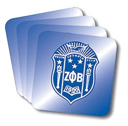 Zeta Phi Beta Beverage Coaster